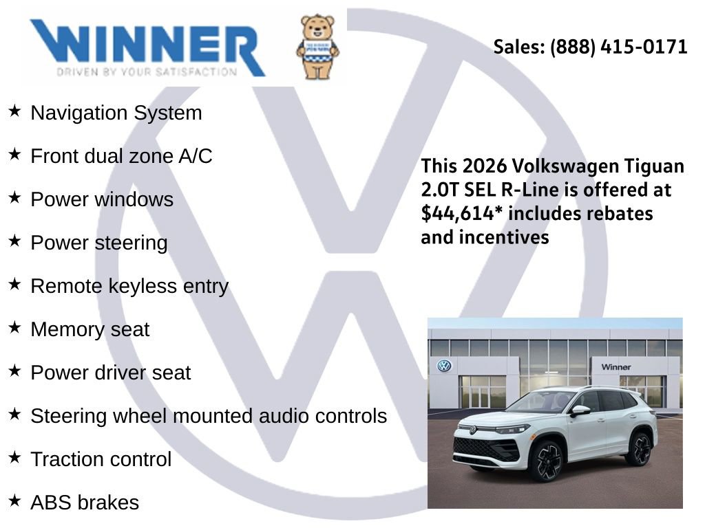 New 2026 Volkswagen Tiguan SEL R-Line video 2