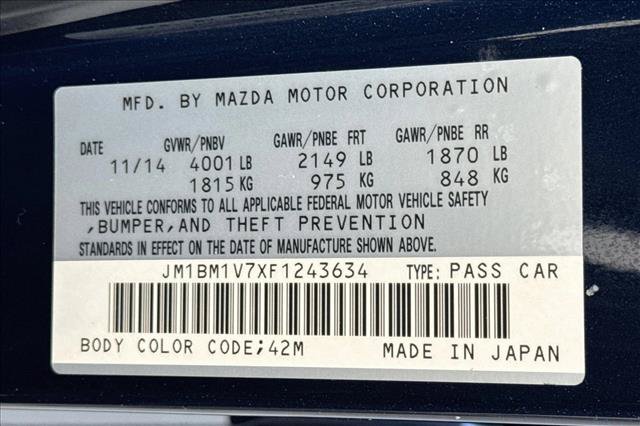 Used 2015 MAZDA MAZDA3 i Touring FWD image 29