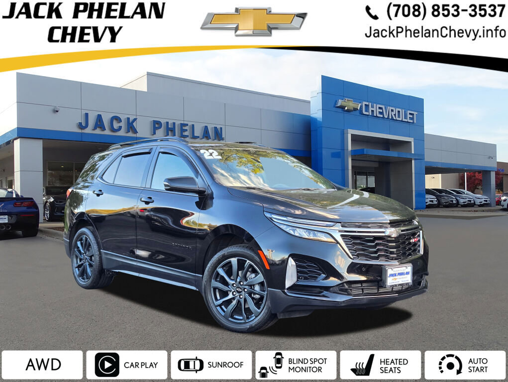 Used 2022 Chevrolet Equinox RS w/ RS Leather Package