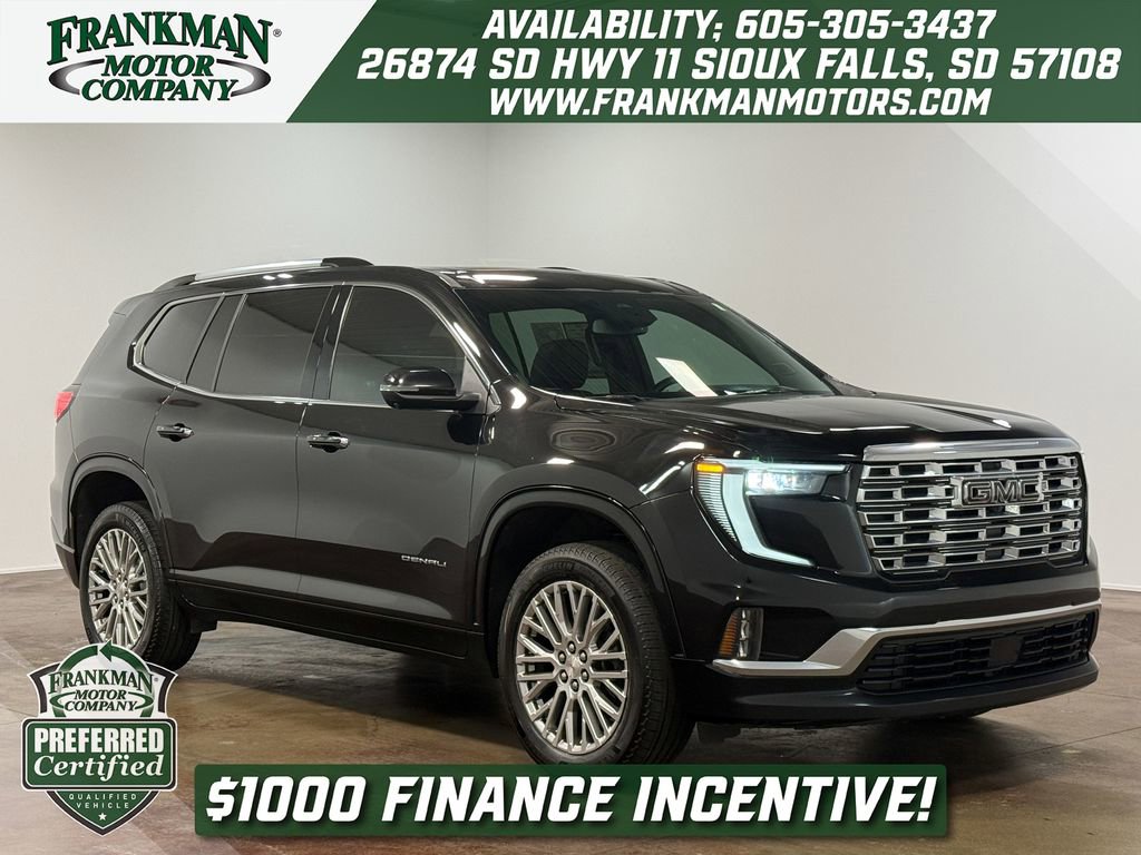 Used 2024 GMC Acadia Denali w/ LPO, Floor Liner Package