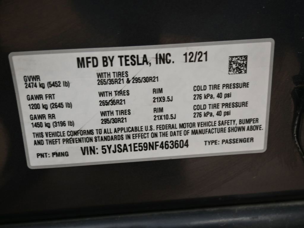 Used 2022 Tesla Model S image 47