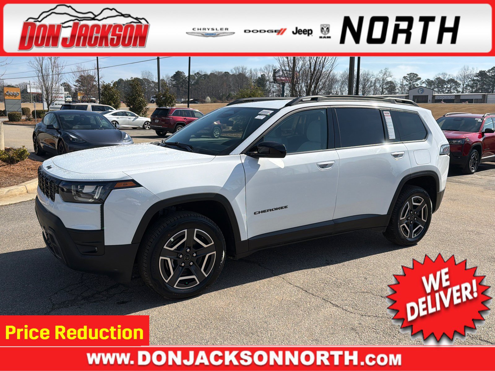 New 2026 Jeep Cherokee Laredo AWD/4WD image 1