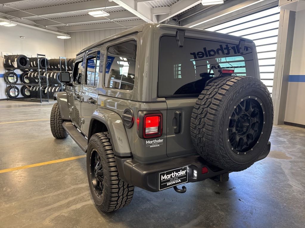 Used 2021 Jeep Wrangler Unlimited Sahara w/ Uconnect 4C Nav & Sound Group image 7