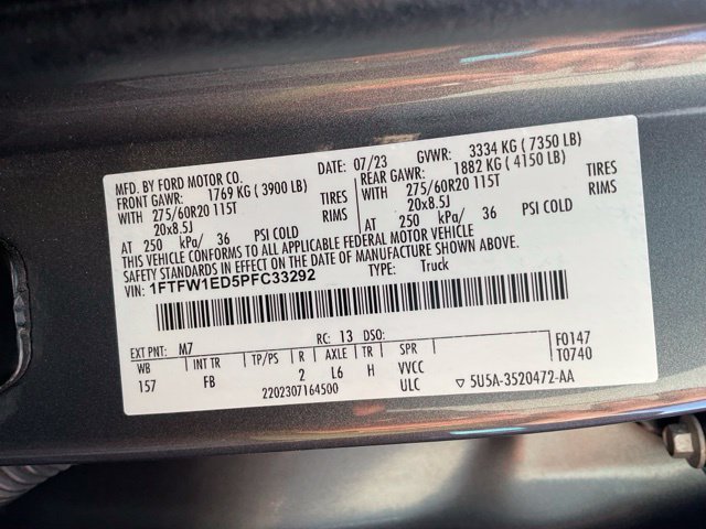 Used 2023 Ford F150 XLT w/ Equipment Group 302A High AWD/4WD image 45