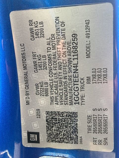 Used 2020 Chevrolet Colorado ZR2 w/ ZR2 Dusk Special Edition image 35