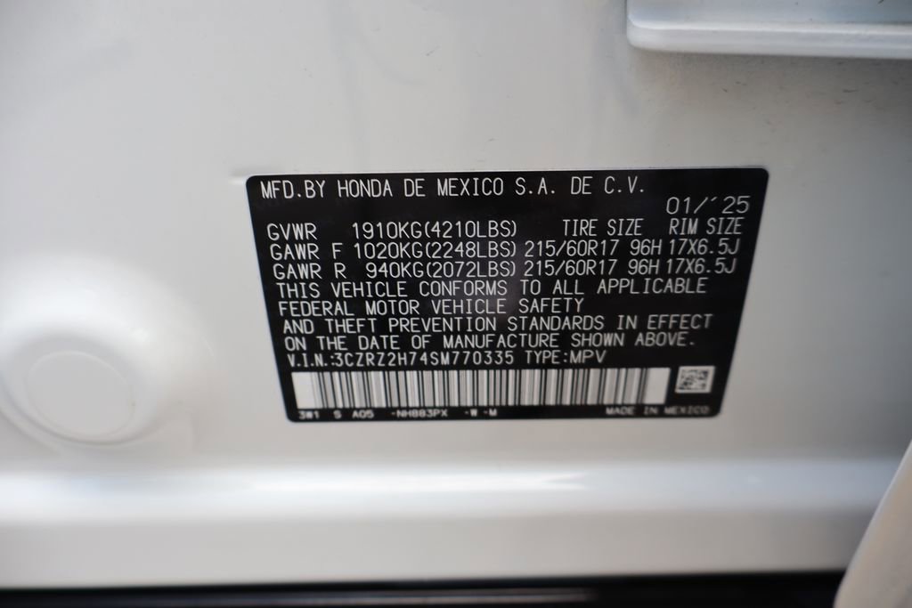 Used 2025 Honda HR-V EX-L image 45