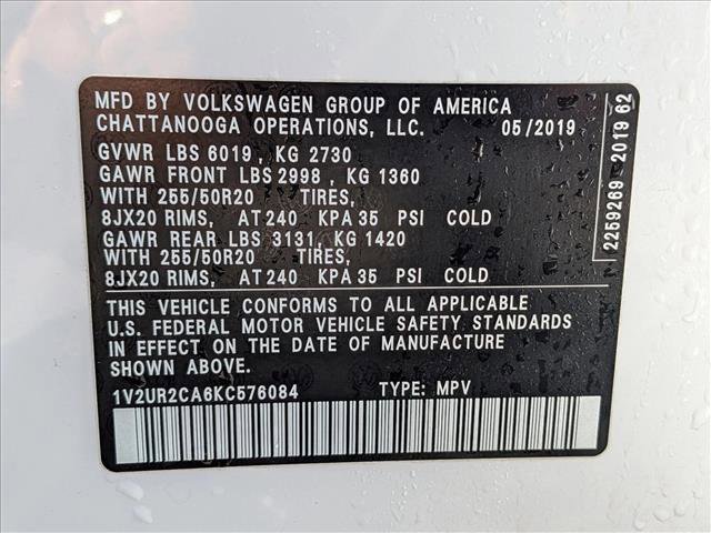 Used 2019 Volkswagen Atlas SE w/ Panoramic Sunroof Package AWD/4WD image 26