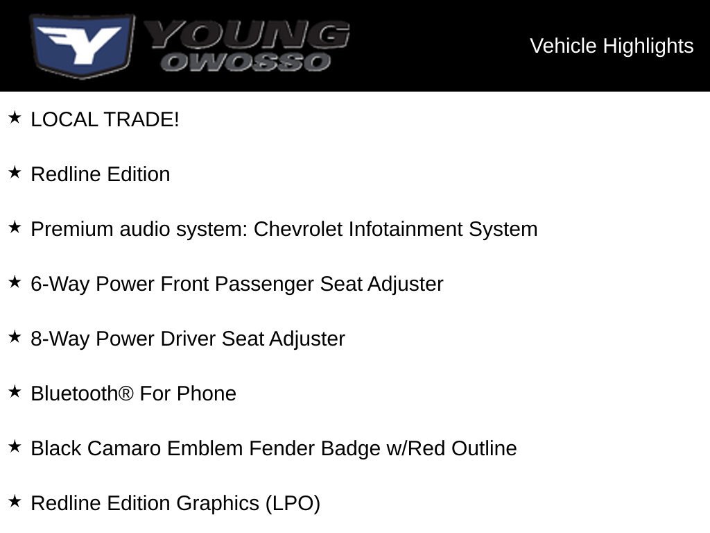 Used 2021 Chevrolet Camaro LT w/ Redline Edition RWD image 5