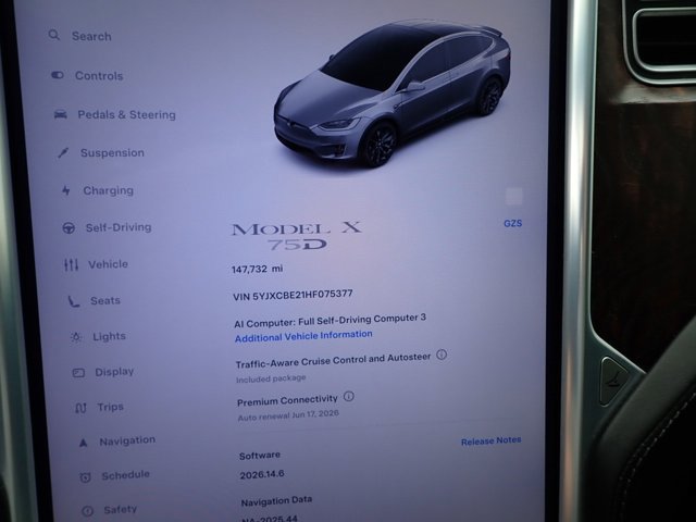 Used 2017 Tesla Model X 75D AWD/4WD image 23