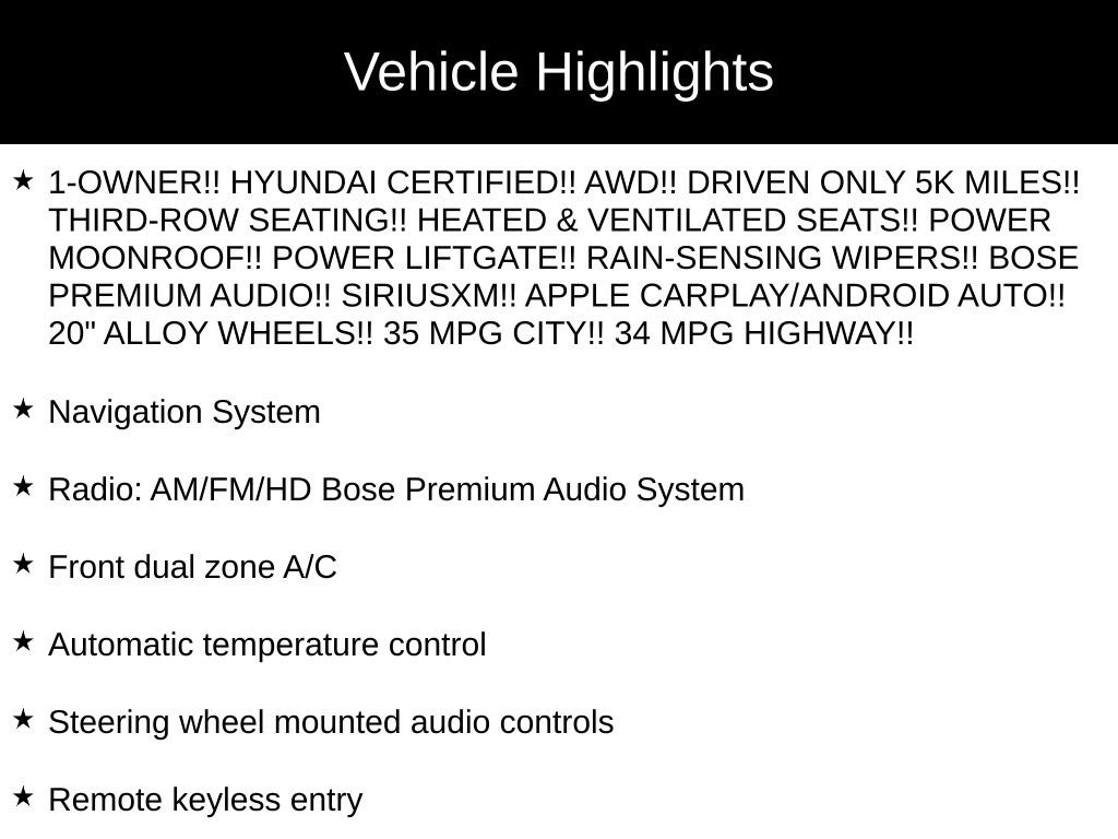Used 2025 Hyundai Santa Fe Limited image 39