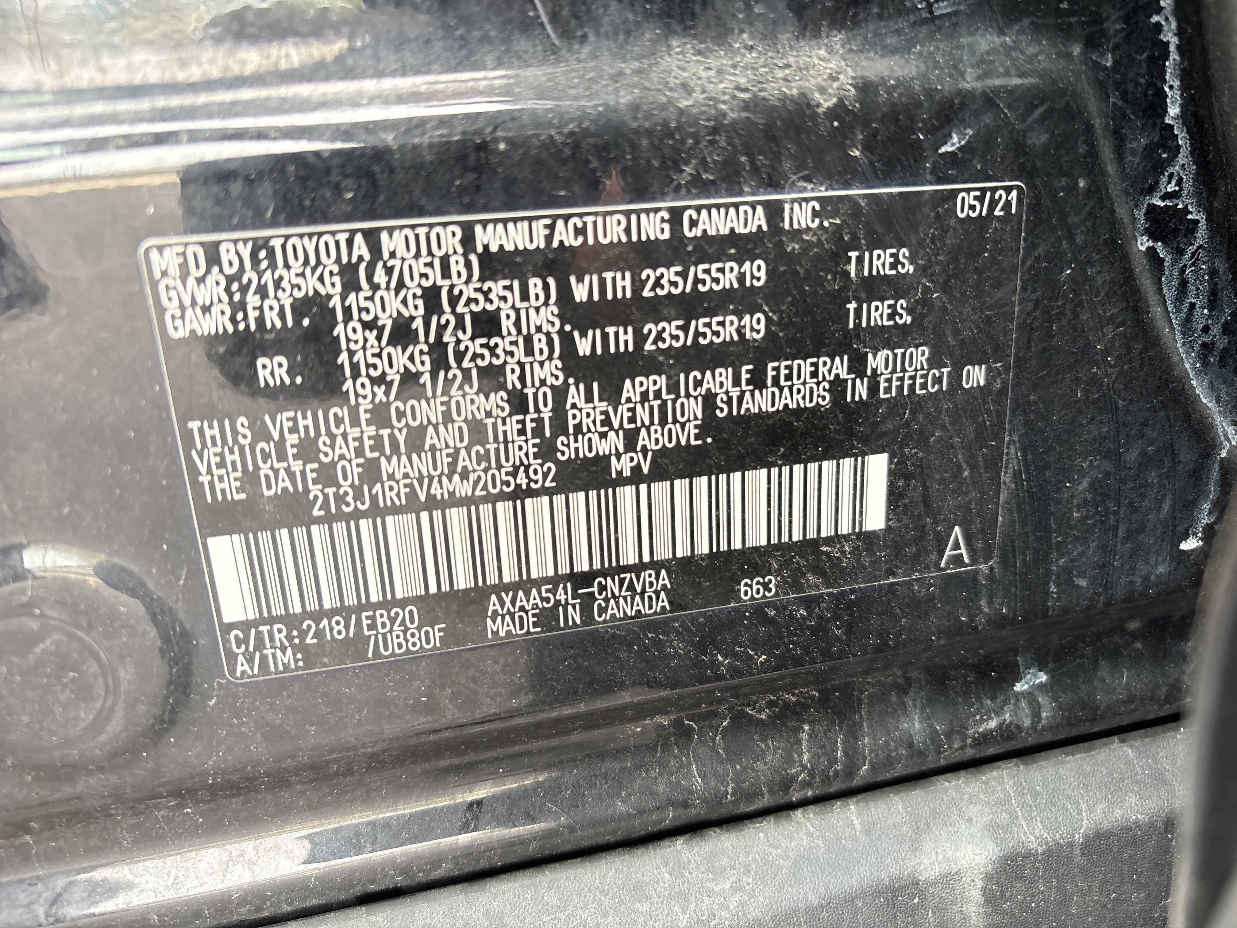 Used 2021 Toyota RAV4 Adventure AWD/4WD image 4