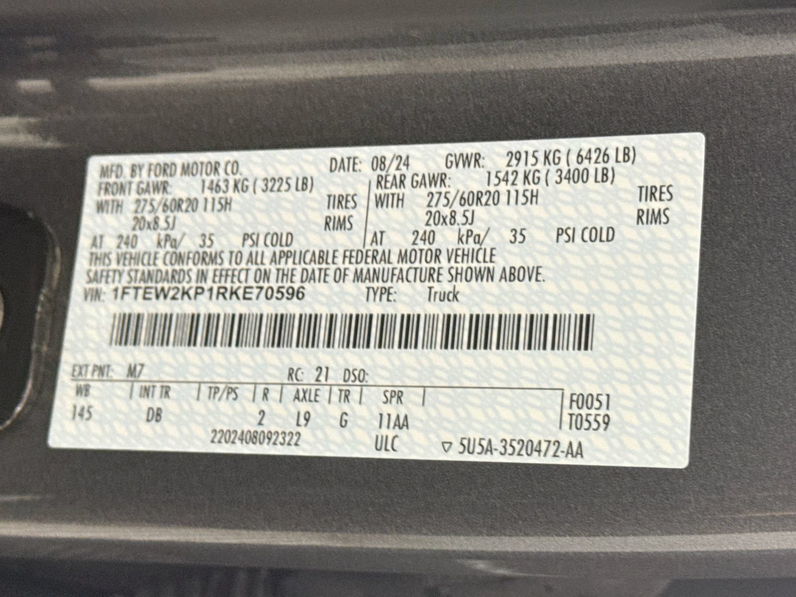 Used 2024 Ford F150 STX w/ Mobile Office Package RWD image 35