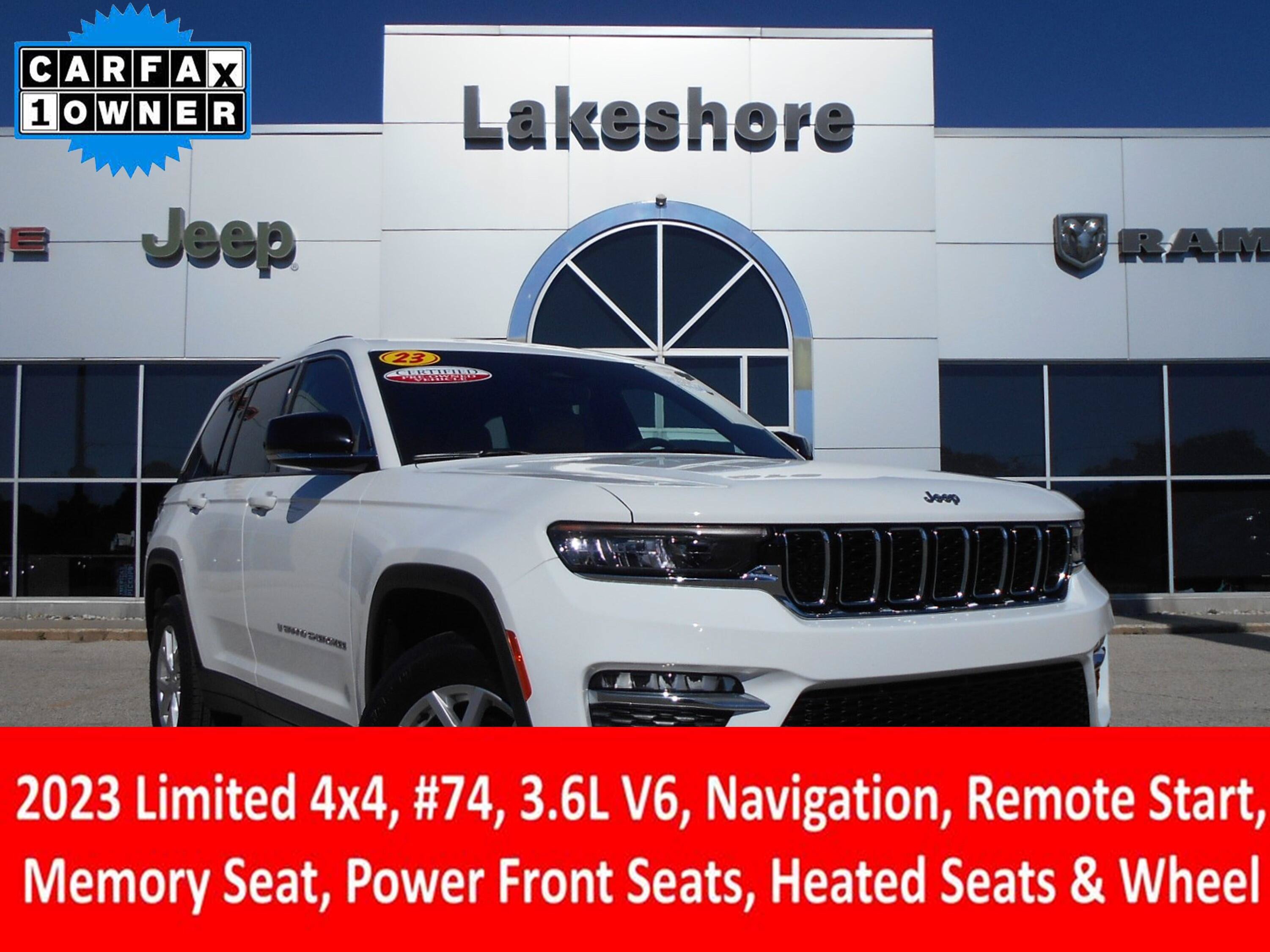 Certified 2023 Jeep Grand Cherokee Limited AWD/4WD image 1