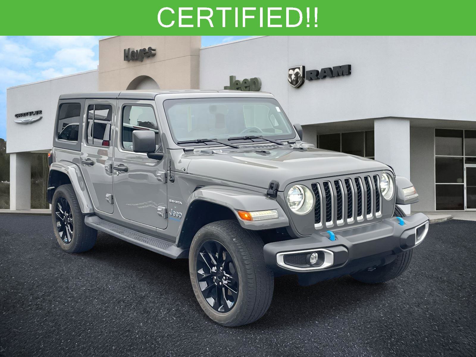 Certified 2023 Jeep Wrangler Sahara w/ Cold Weather Group image 1