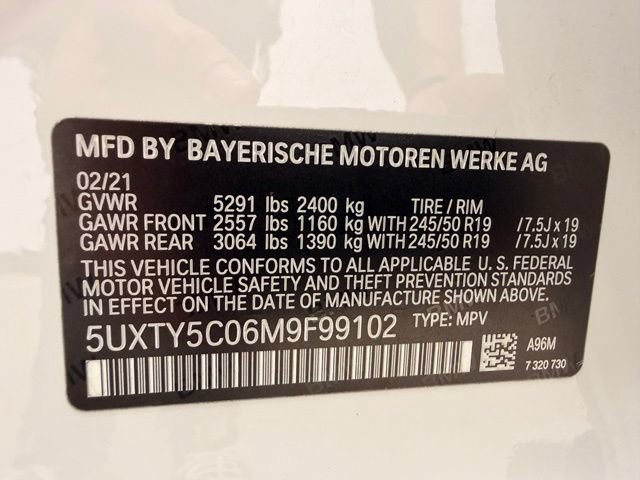 Used 2021 BMW X3 xDrive30i w/ Premium Package AWD/4WD image 48