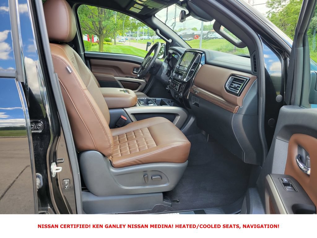 Certified 2023 Nissan Titan Platinum Reserve w/ Off Road Protection Package AWD/4WD image 48