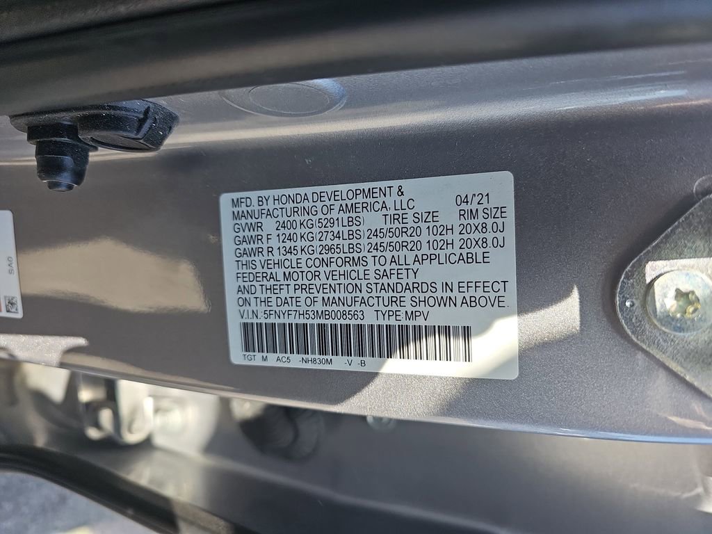 Used 2021 Honda Passport EX-L image 38