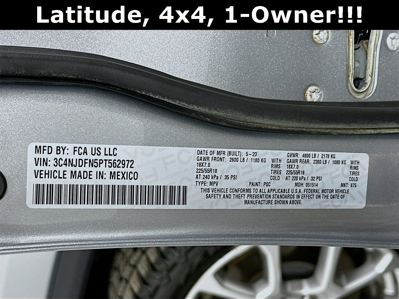 Used 2023 Jeep Compass Latitude w/ Sun and Sound Group image 34