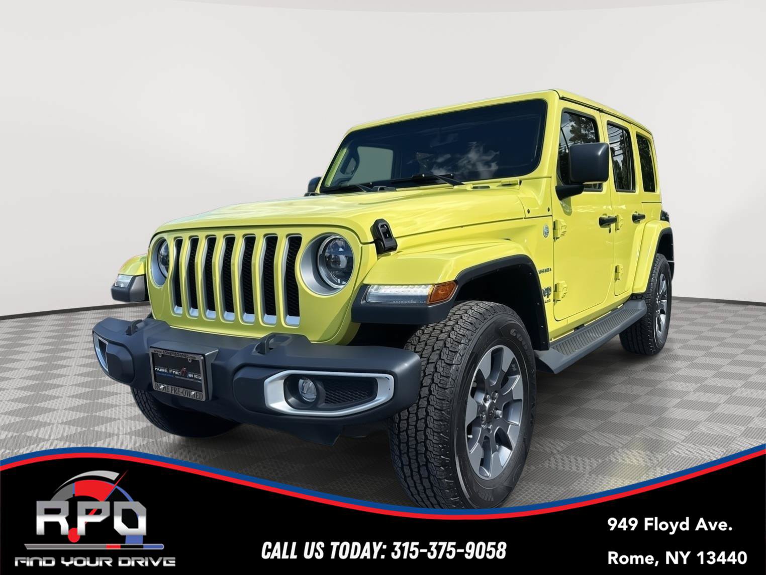 Used 2023 Jeep Wrangler Unlimited Sahara w/ LED Lighting Group AWD/4WD image 1