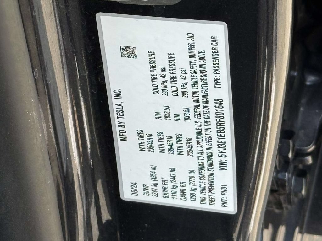 Used 2024 Tesla Model 3 Long Range AWD/4WD image 28