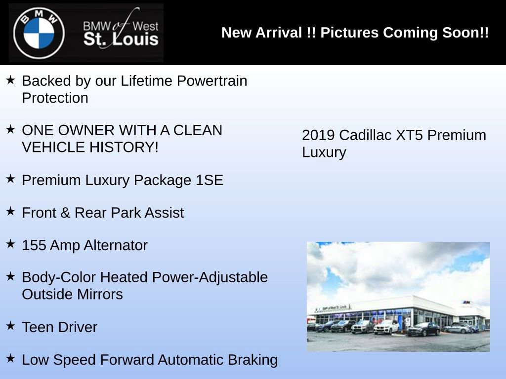 Used 2019 Cadillac XT5 Premium Luxury image 3