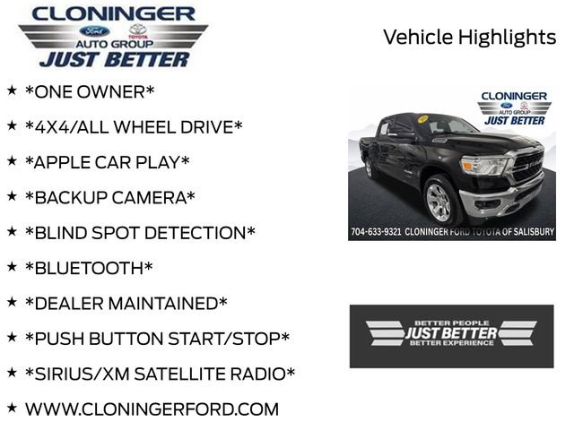 Used 2022 RAM 1500 Big Horn AWD/4WD image 3
