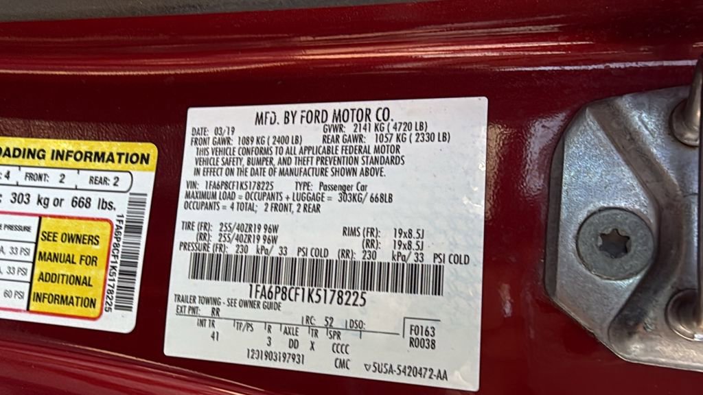 Used 2019 Ford Mustang GT Premium w/ Ford Safe & Smart Package image 28