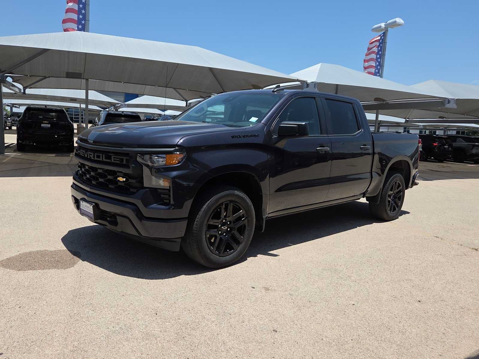 Used 2023 Chevrolet Silverado 1500 Custom w/ LPO, Dark Essentials Package RWD video 4