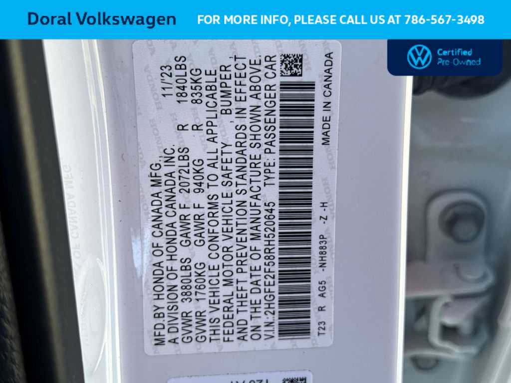 Used 2024 Honda Civic Sport image 29