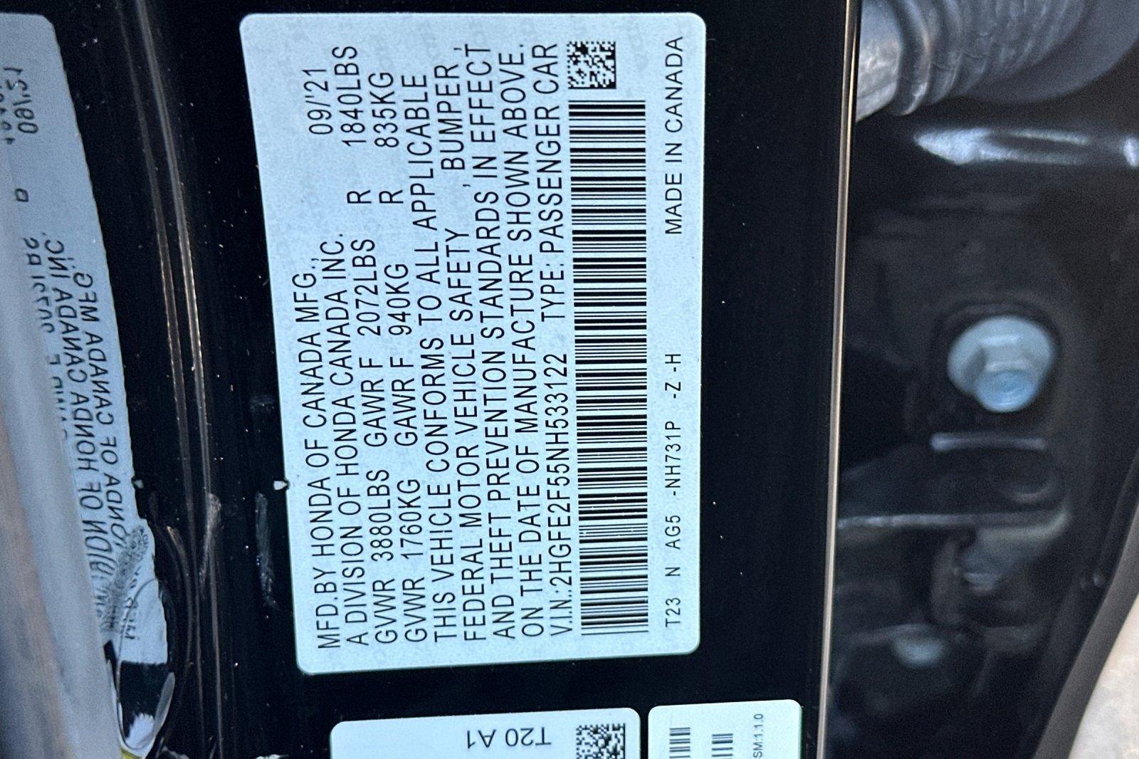 Used 2022 Honda Civic Sport image 36