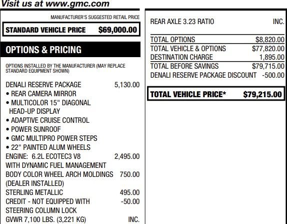 Certified 2023 GMC Sierra 1500 Denali w/ Denali Reserve Package AWD/4WD image 2