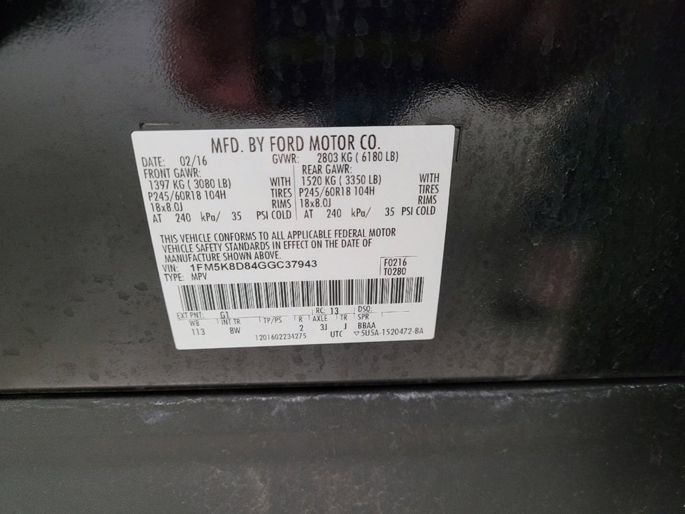 Used 2016 Ford Explorer XLT AWD/4WD image 33