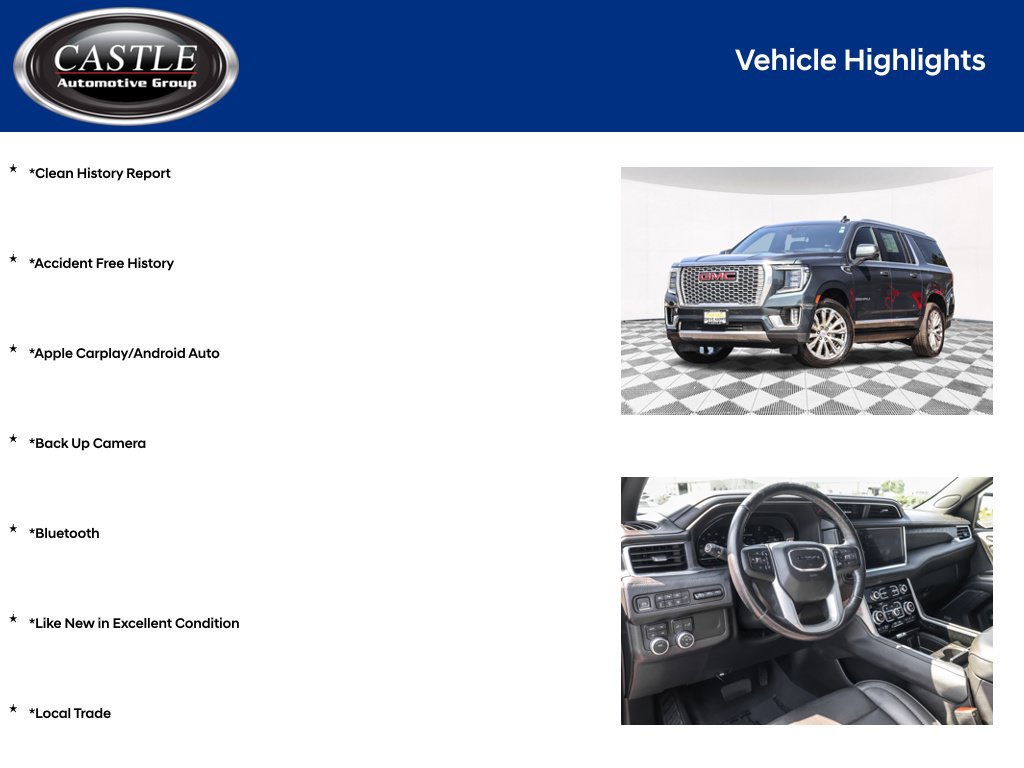 Used 2022 GMC Yukon XL Denali AWD/4WD image 4