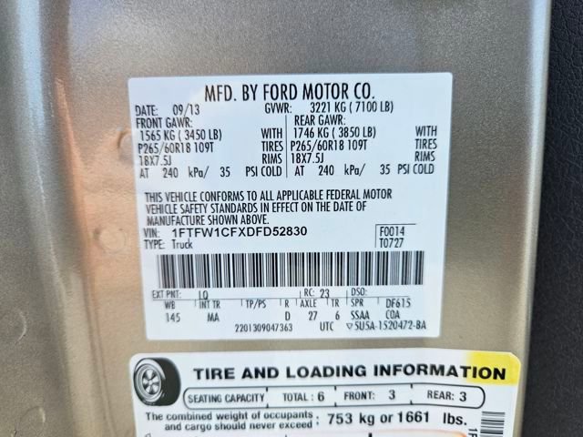 Used 2013 Ford F150 XLT w/ XLT Chrome Pkg image 29