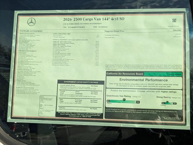 New 2026 Mercedes-Benz Sprinter 2500 image 16