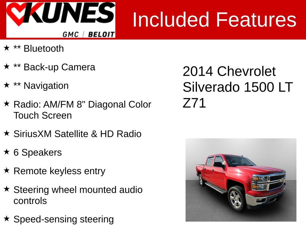 Used 2014 Chevrolet Silverado 1500 LT w/ LT Convenience Package image 2