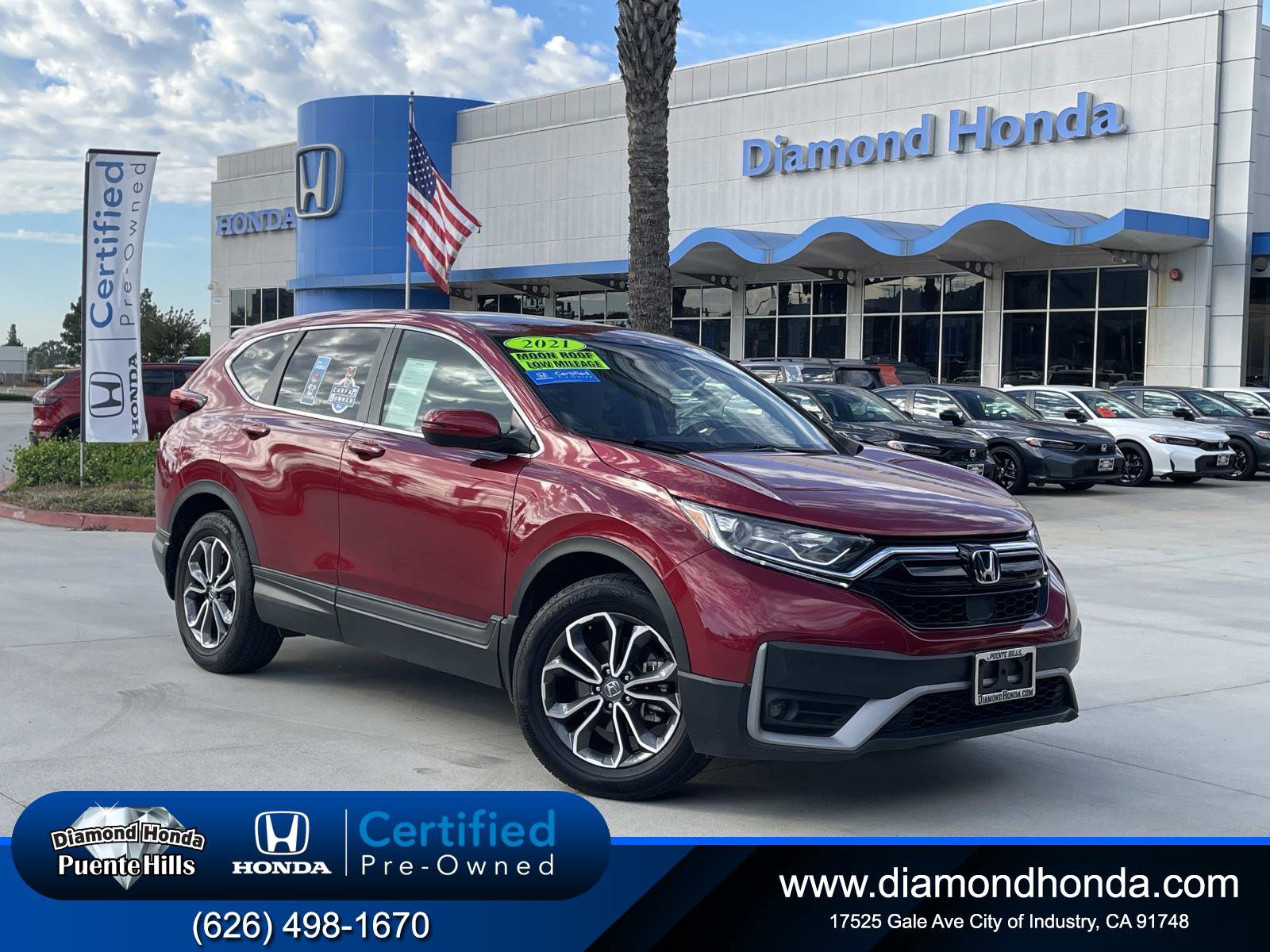 Certified 2021 Honda CR-V EX