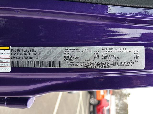 New 2026 Jeep Gladiator Sport S image 44