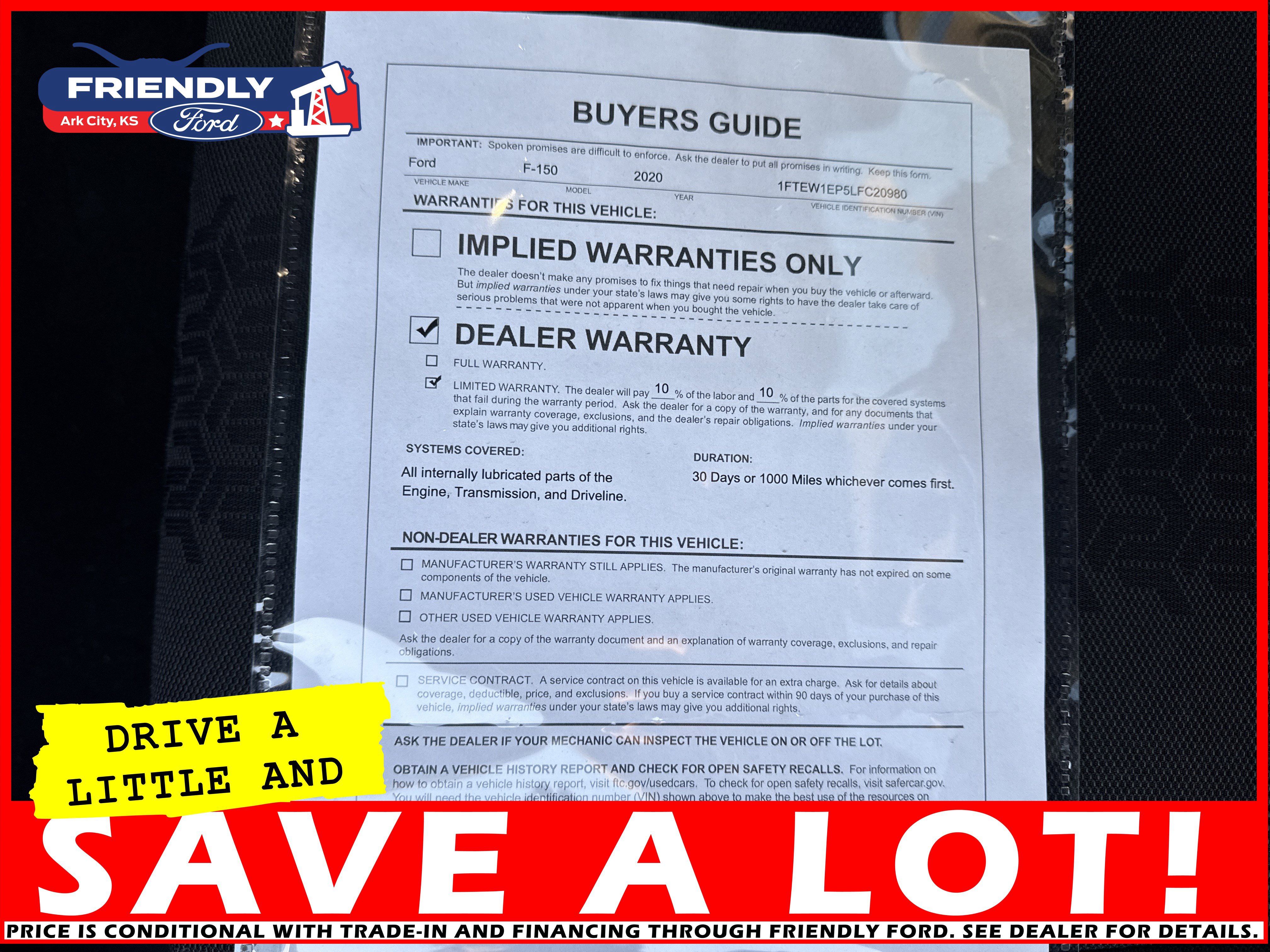 Used 2020 Ford F150 XLT w/ Equipment Group 302A Luxury image 37