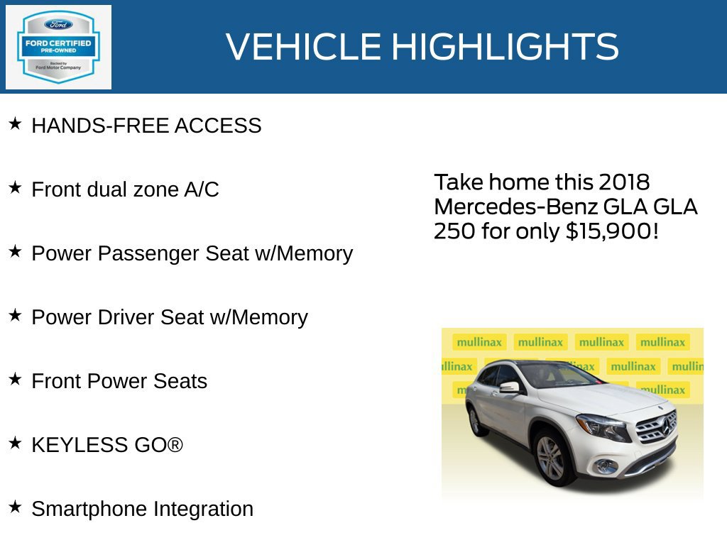 Used 2018 Mercedes-Benz GLA 250 image 22