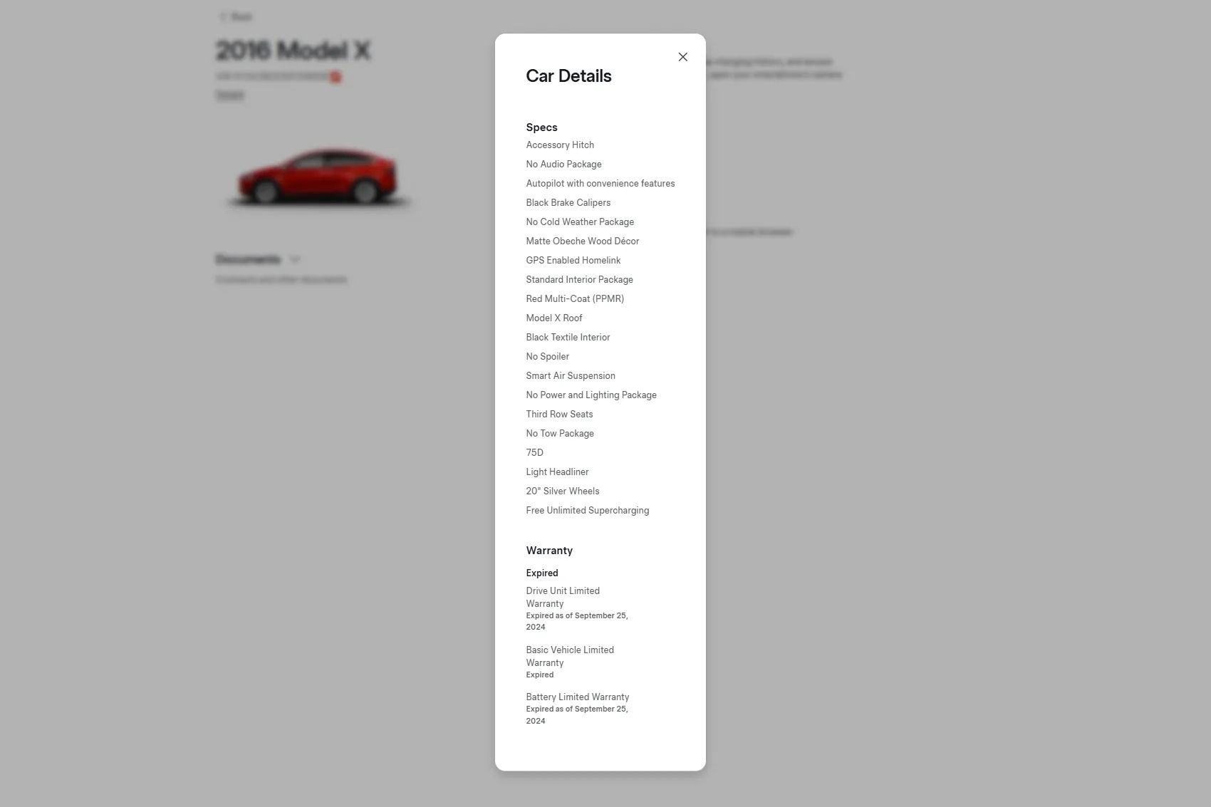 Used 2016 Tesla Model X 75D AWD/4WD image 3