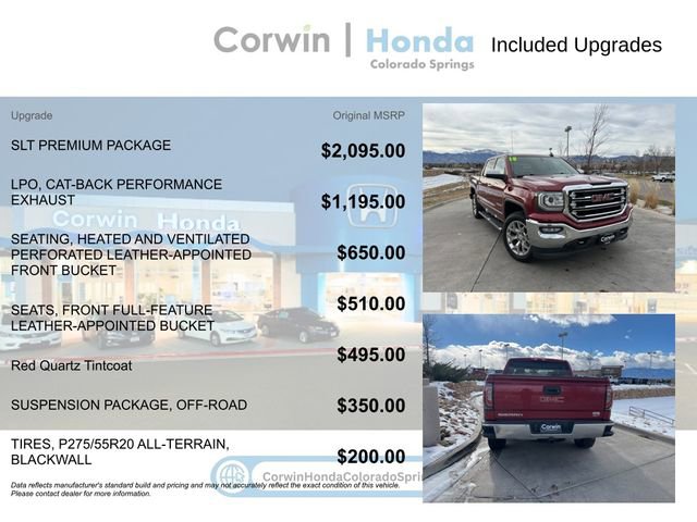 Used 2018 GMC Sierra 1500 SLT w/ SLT Premium Package image 4