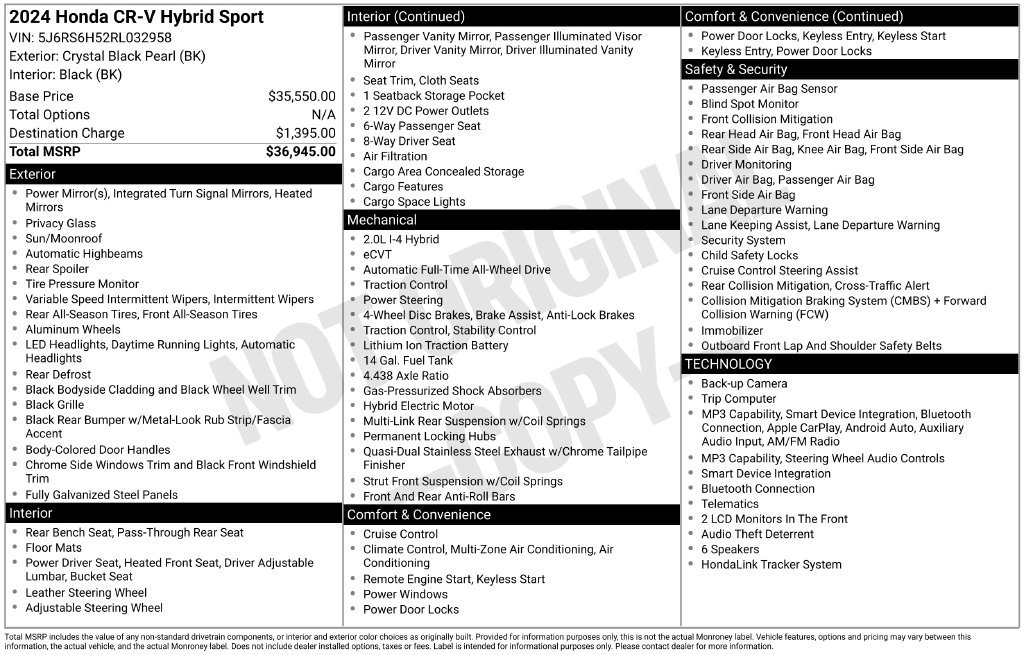 Used 2024 Honda CR-V Sport image 22