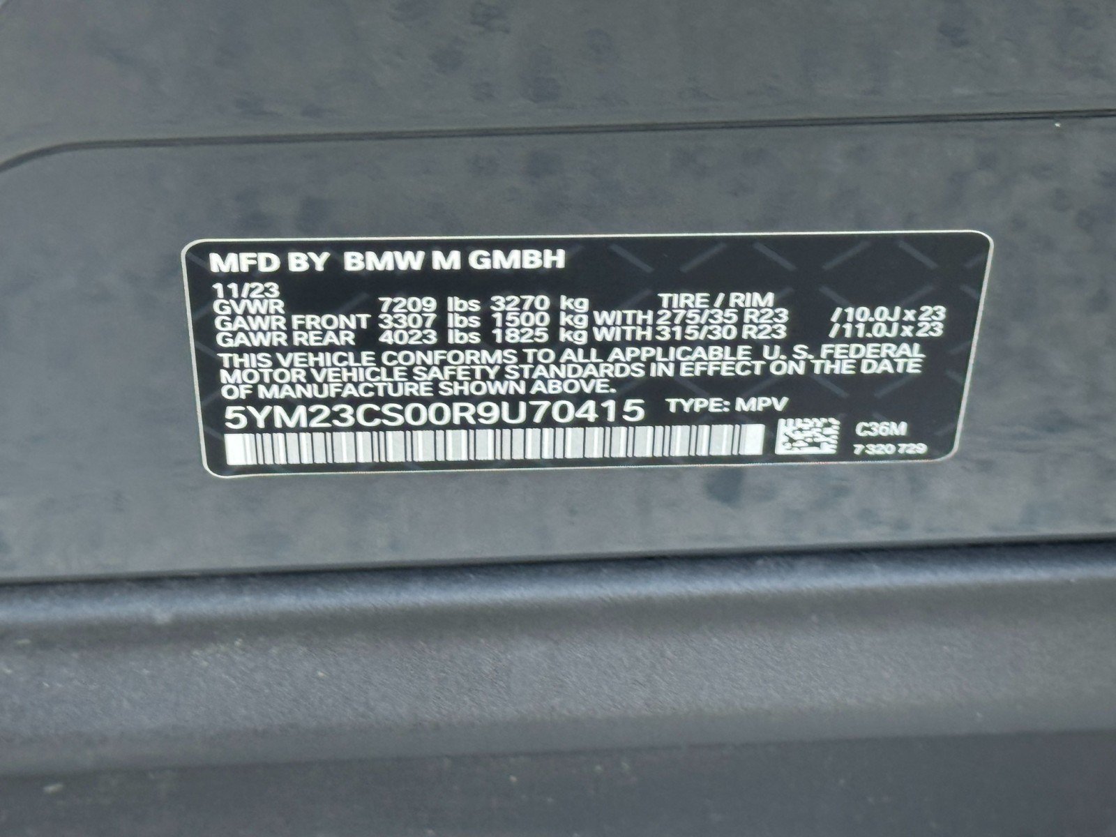 Used 2024 BMW XM AWD/4WD image 52