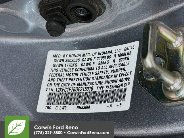 Used 2016 Honda Civic EX-L image 31