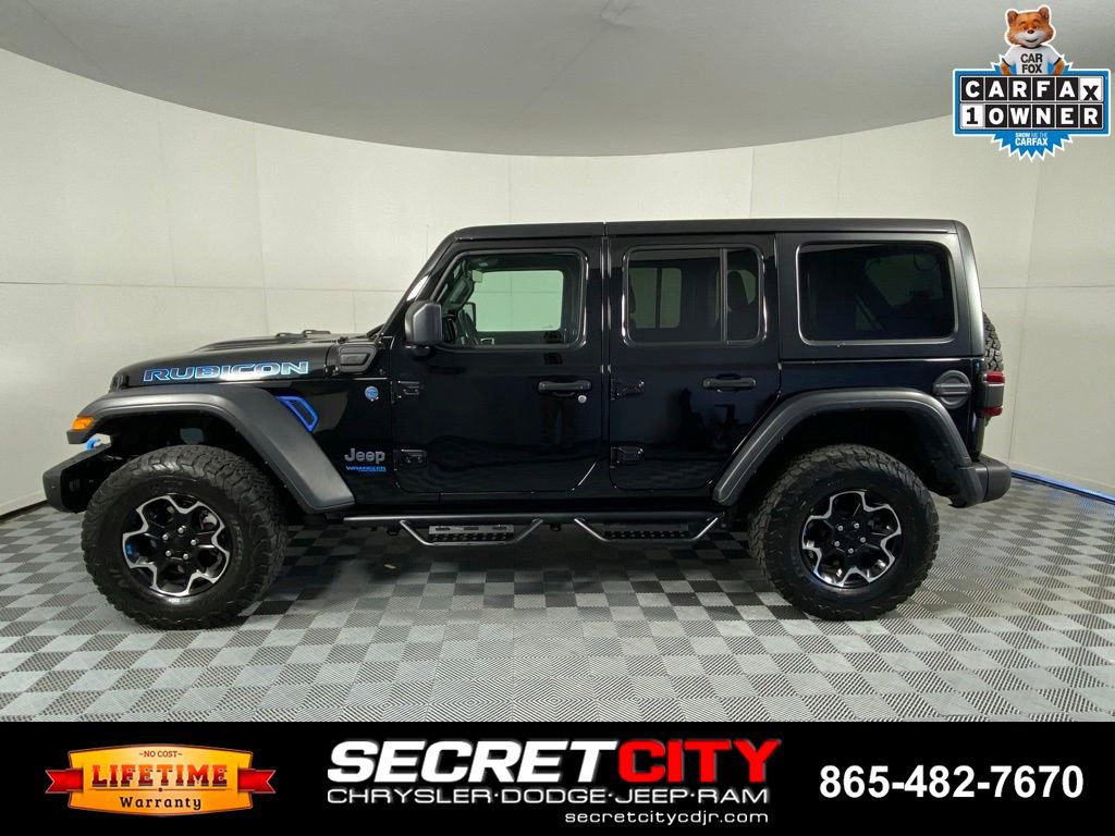 Used 2022 Jeep Wrangler Unlimited Rubicon 4xe w/ Steel Bumper Group AWD/4WD image 4