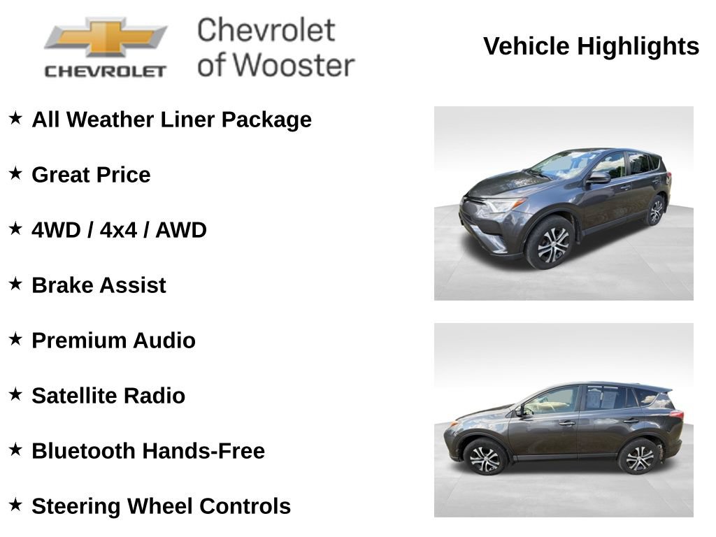Used 2018 Toyota RAV4 LE w/ All Weather Liner Package AWD/4WD image 2