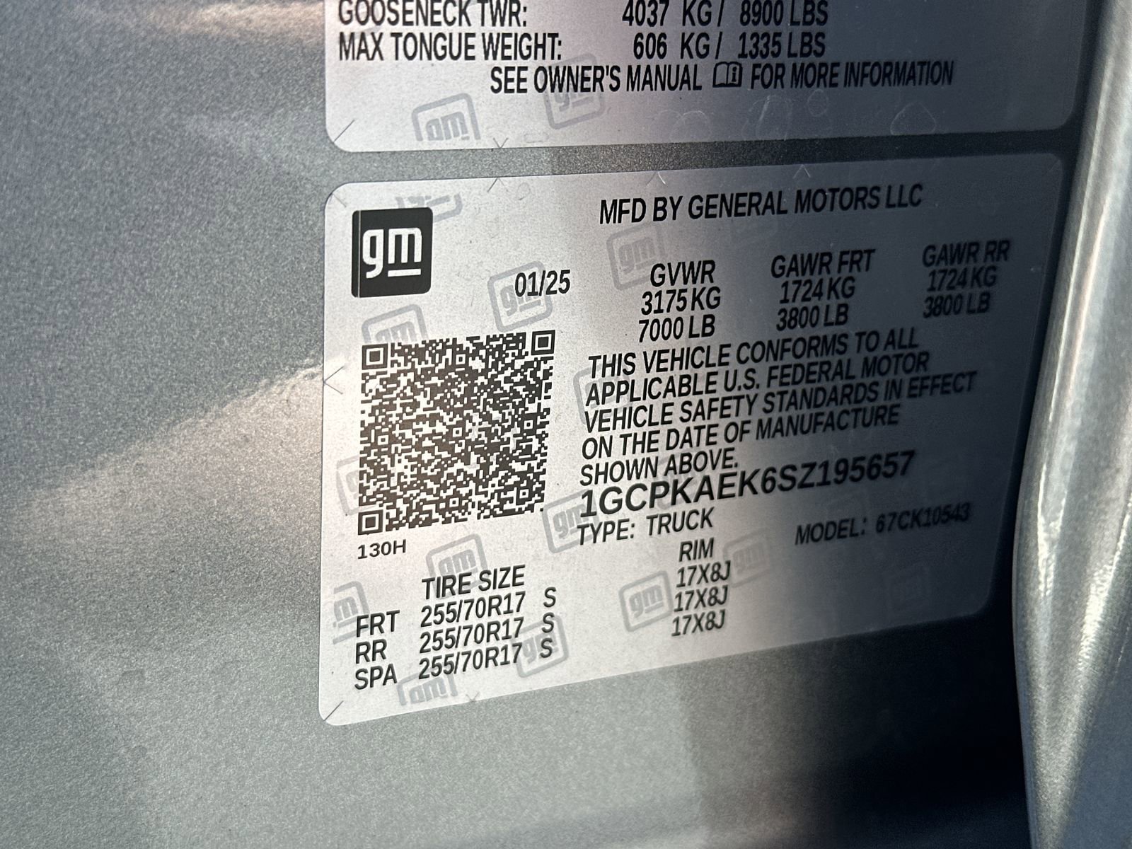 Used 2025 Chevrolet Silverado 1500 W/T w/ Trailering Package AWD/4WD image 34