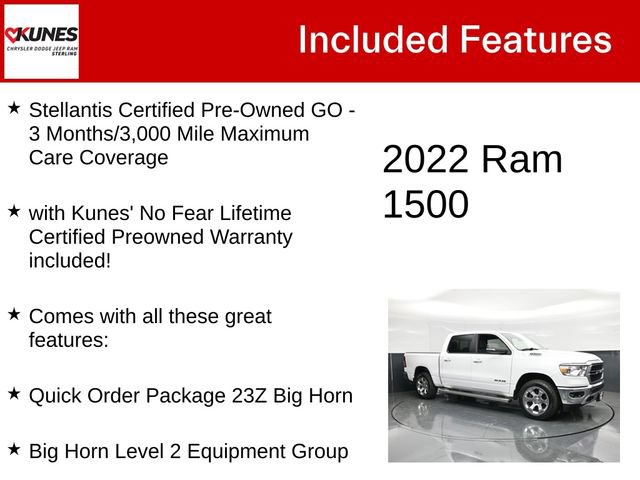 Certified 2022 RAM 1500 Big Horn AWD/4WD image 4