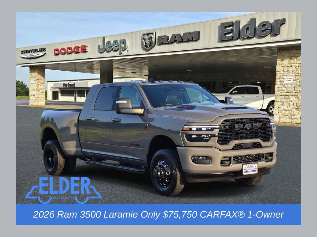 Used 2026 RAM 3500 Laramie w/ Night Edition AWD/4WD 360° Tour